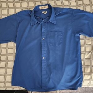 Royal Blue XL Edward's Men's Work Shirt and Navy Blue Red Kap L-RG Work Jacket